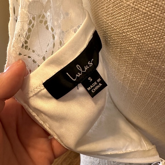 Lulus two piece bridal set - Picture 3 of 6